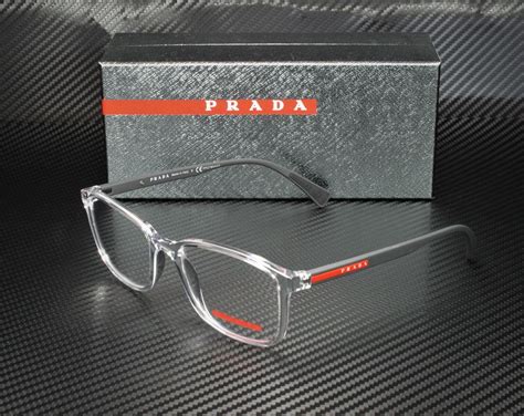 clear frame glasses prada|prada transparent eyeglasses.